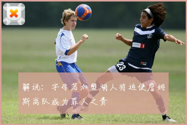 解说：字母若加盟湖人将迫使詹姆斯离队成为罪人之责